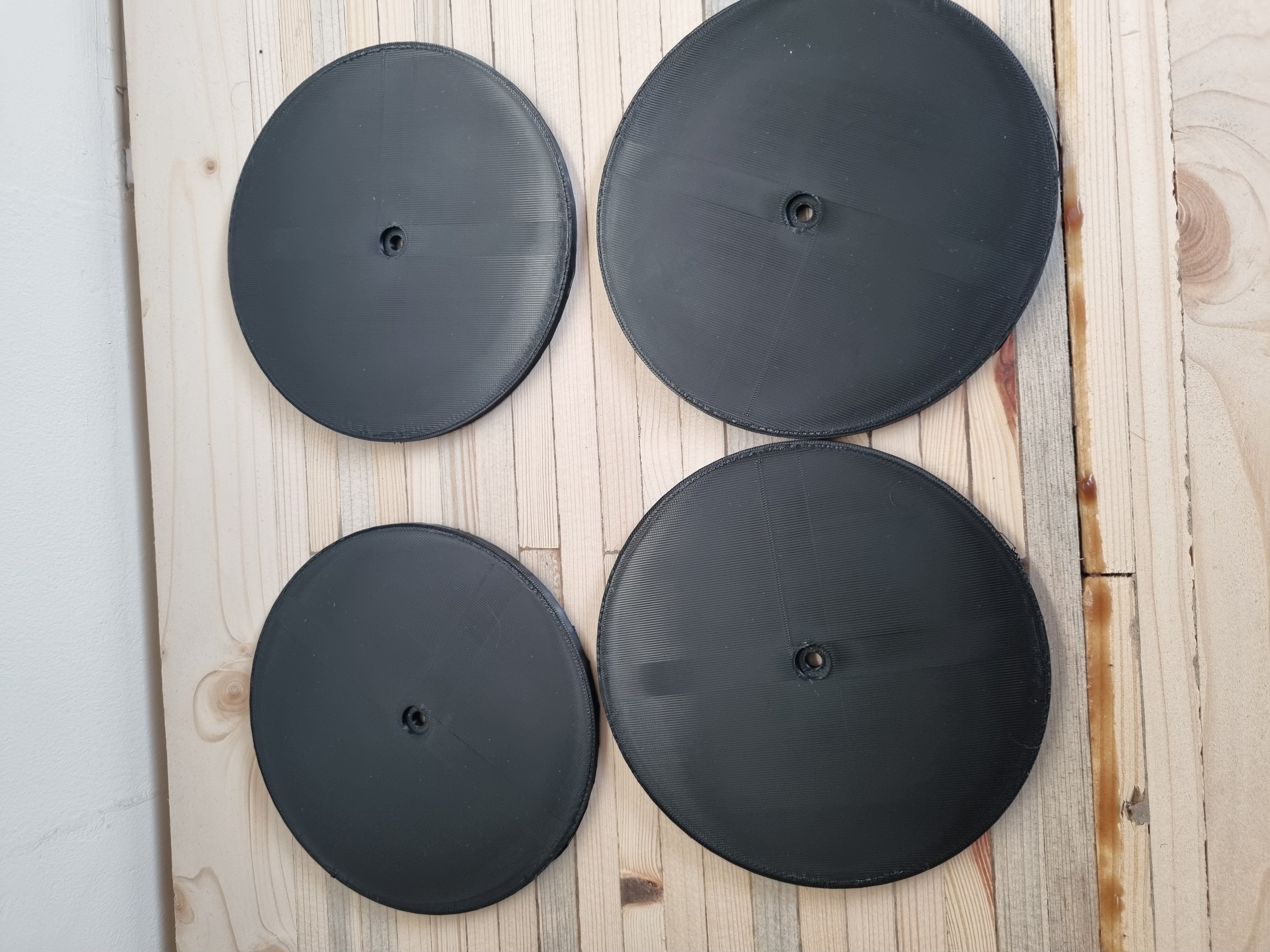 Old Style Mud Kitchen Cooker Rings in black - Mud kitchen accessories