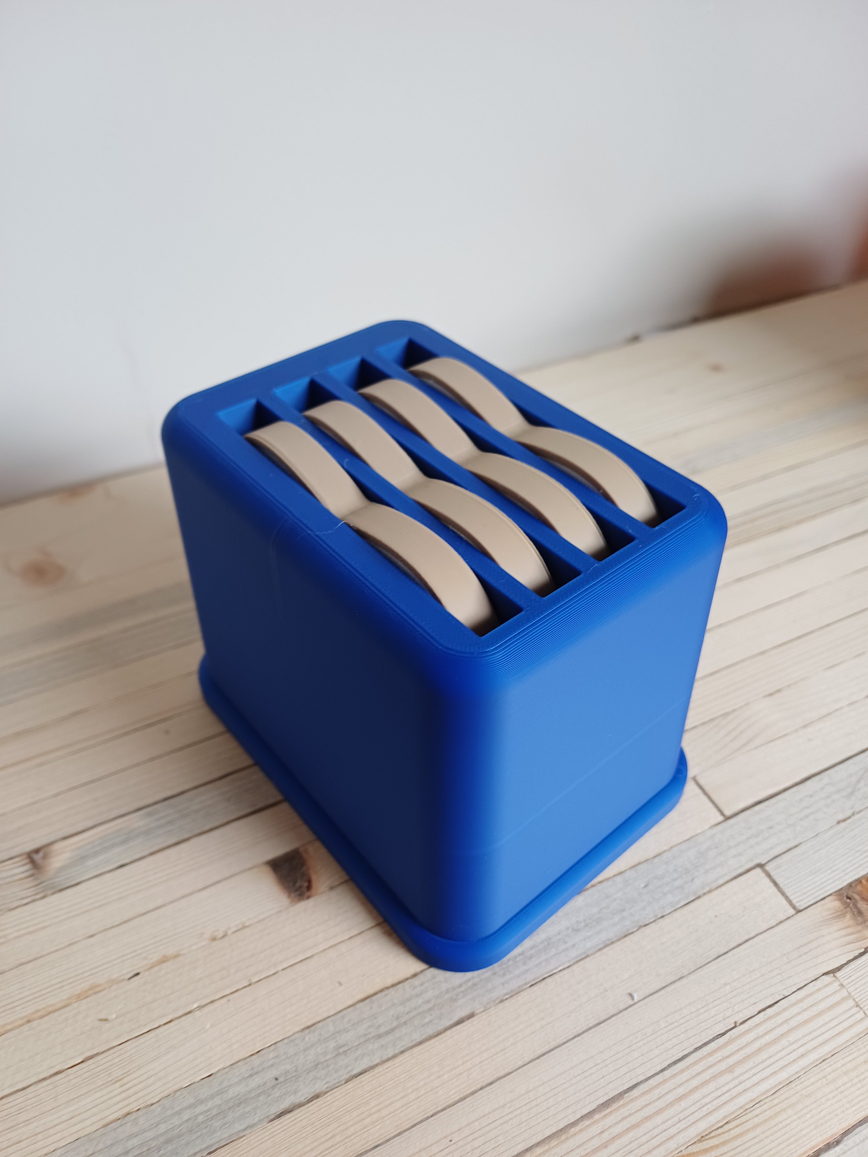 Pop Up Action Kids Toy Play Toaster & 4 Slices of Bread - Kitchen Play