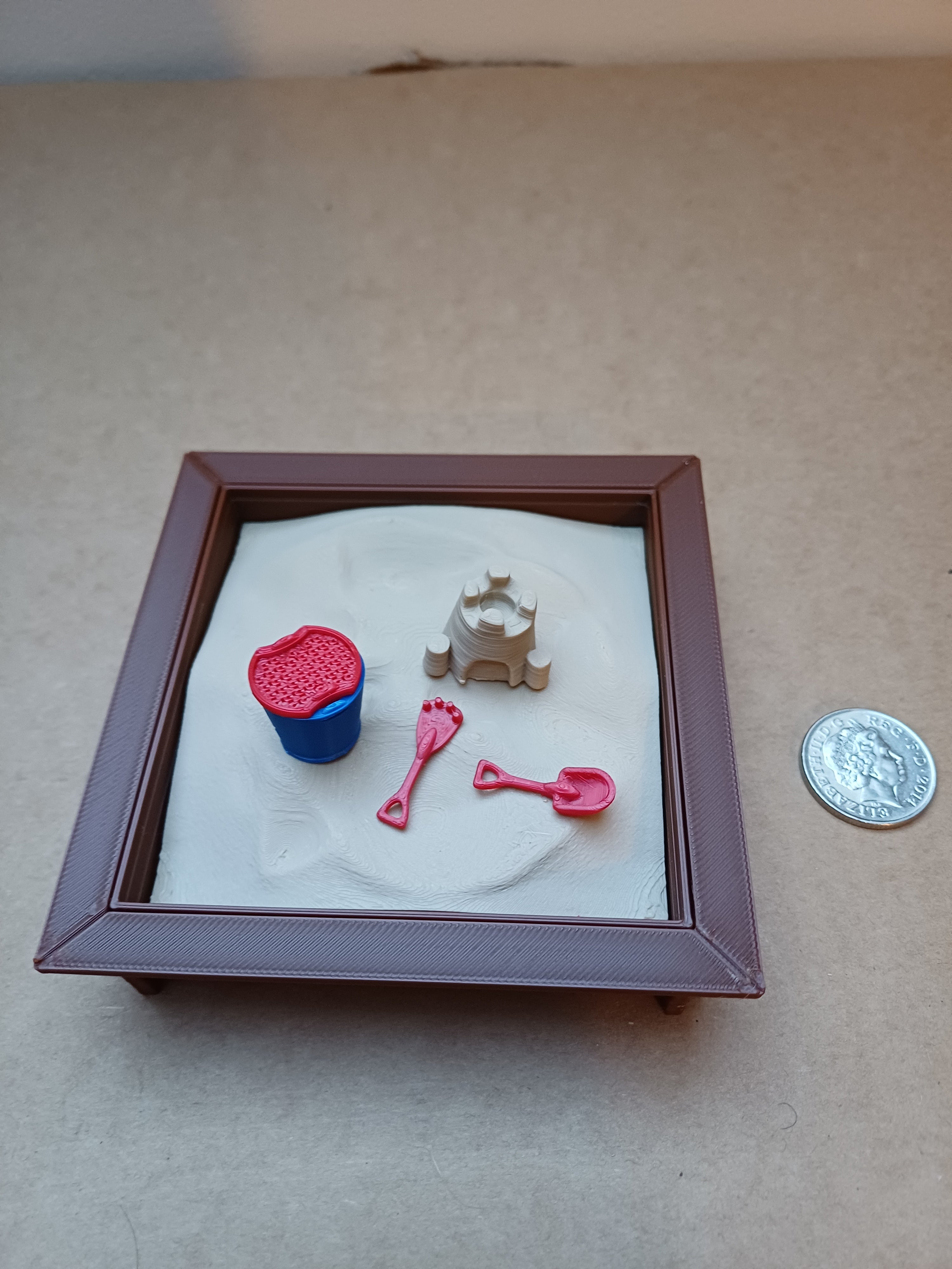 1:12 Scale Dolls House Miniature Sandpit Set – Tiny Adventure Garden Accessory