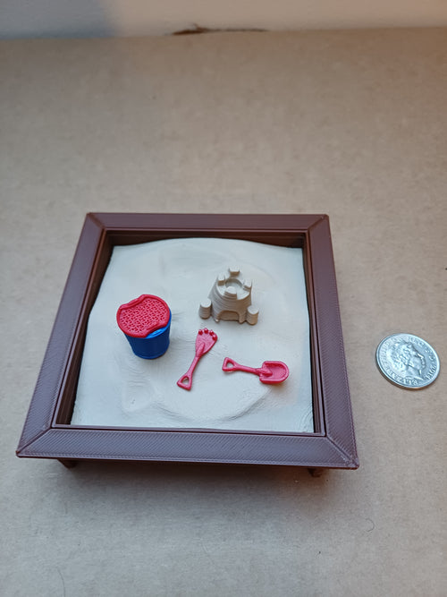 1:12 Scale Dolls House Miniature Sandpit Set – Tiny Adventure Garden Accessory