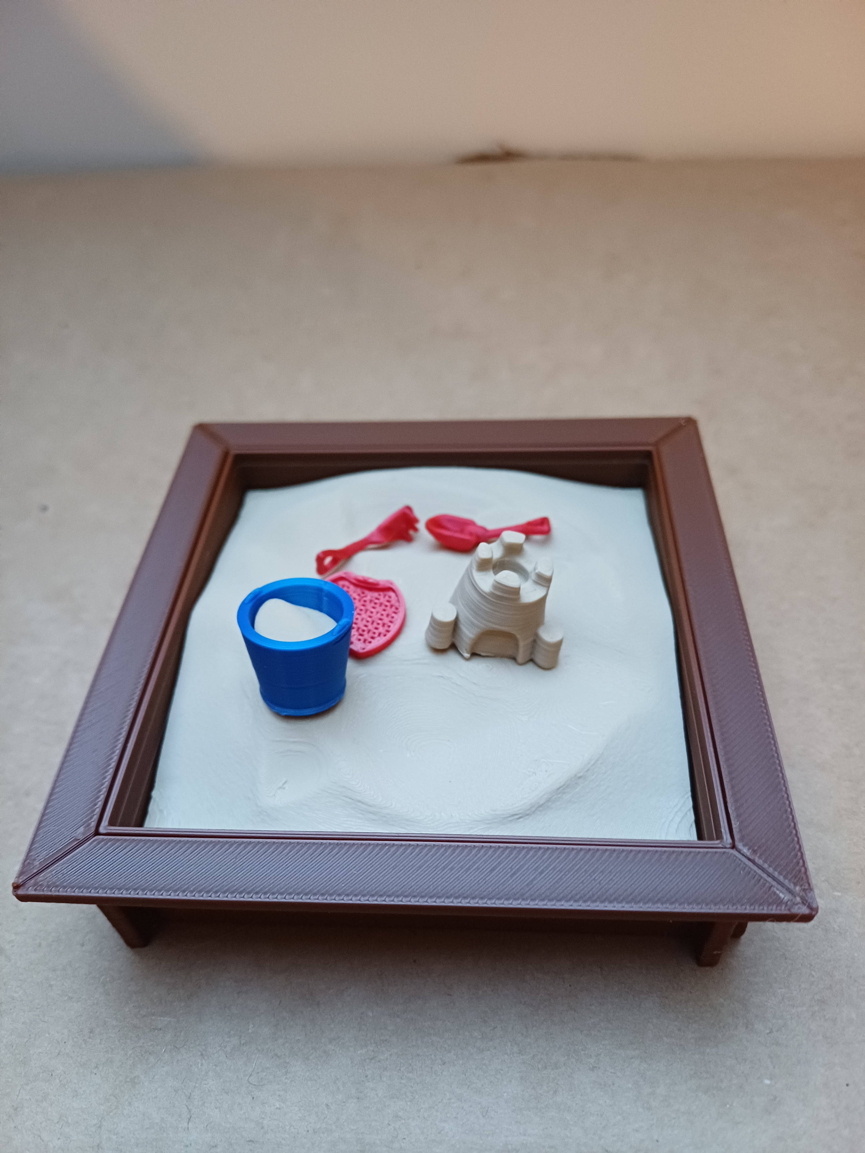 1:12 Scale Dolls House Miniature Sandpit Set – Tiny Adventure Garden Accessory