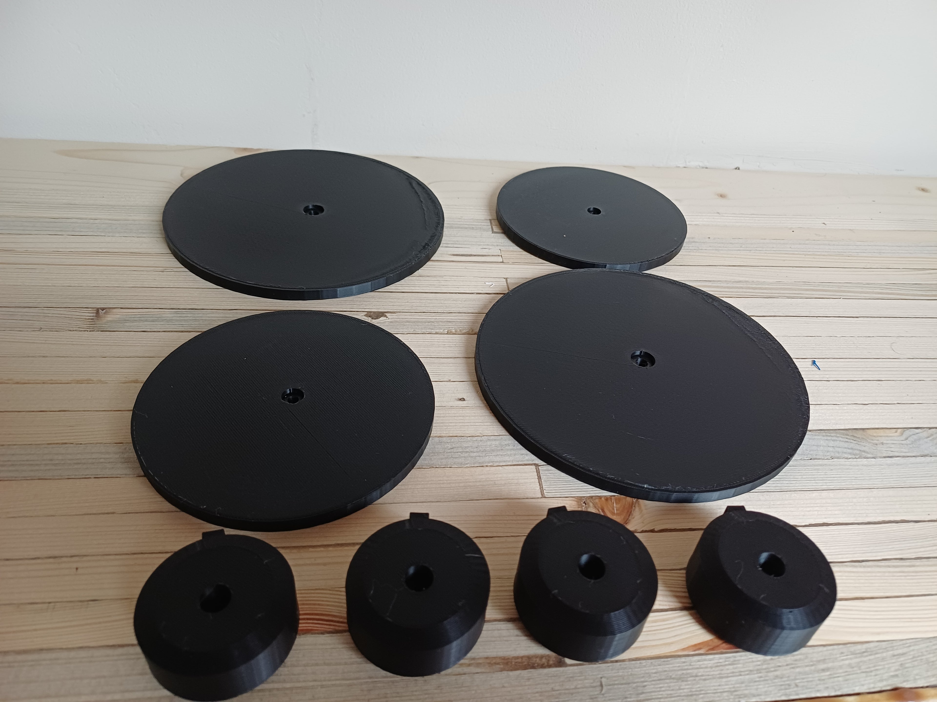 Old Style Mud Kitchen Cooker Rings in black - Mud kitchen accessories