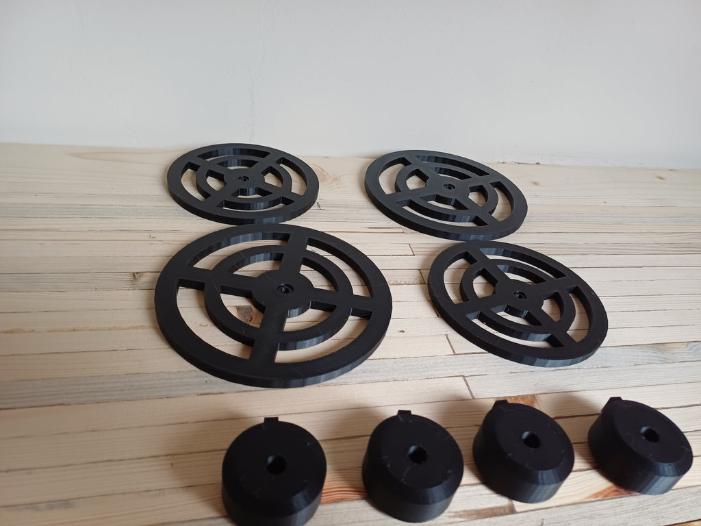 New Style Mud Kitchen Cooker Rings in black - Mud kitchen accessories