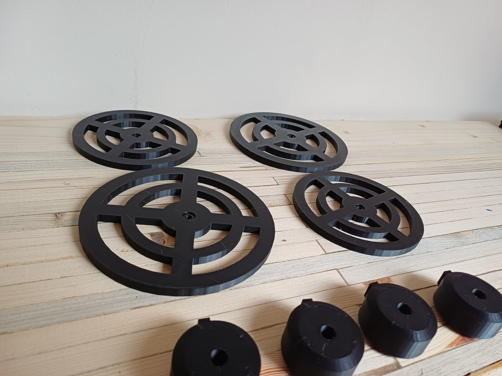 New Style Mud Kitchen Cooker Rings in black - Mud kitchen accessories