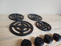 New Style Mud Kitchen Cooker Rings in black - Mud kitchen accessories