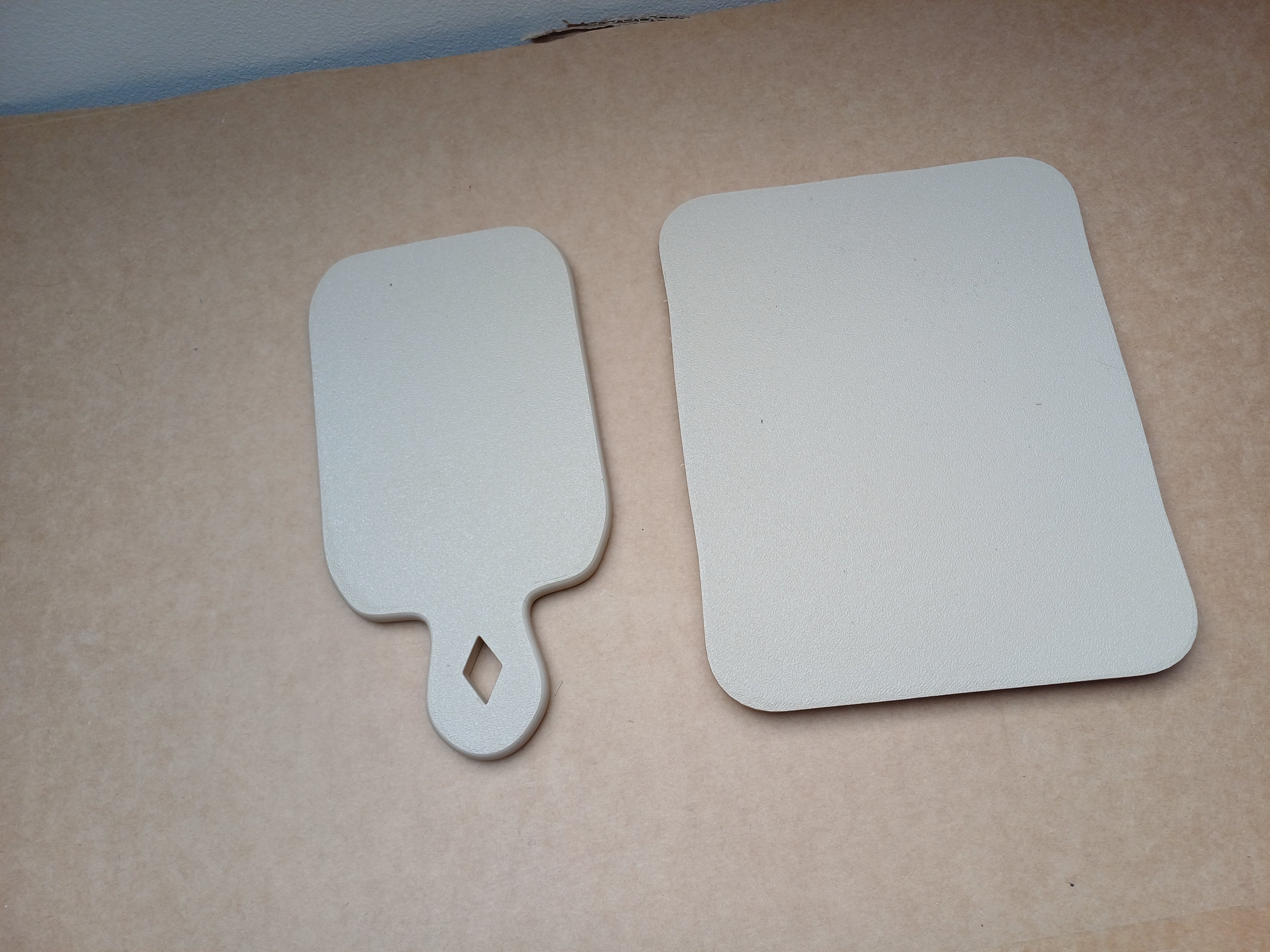 3D Printed Kids Play Kitchen Chopping Board Set – 2 Piece Toy Cutting Boards