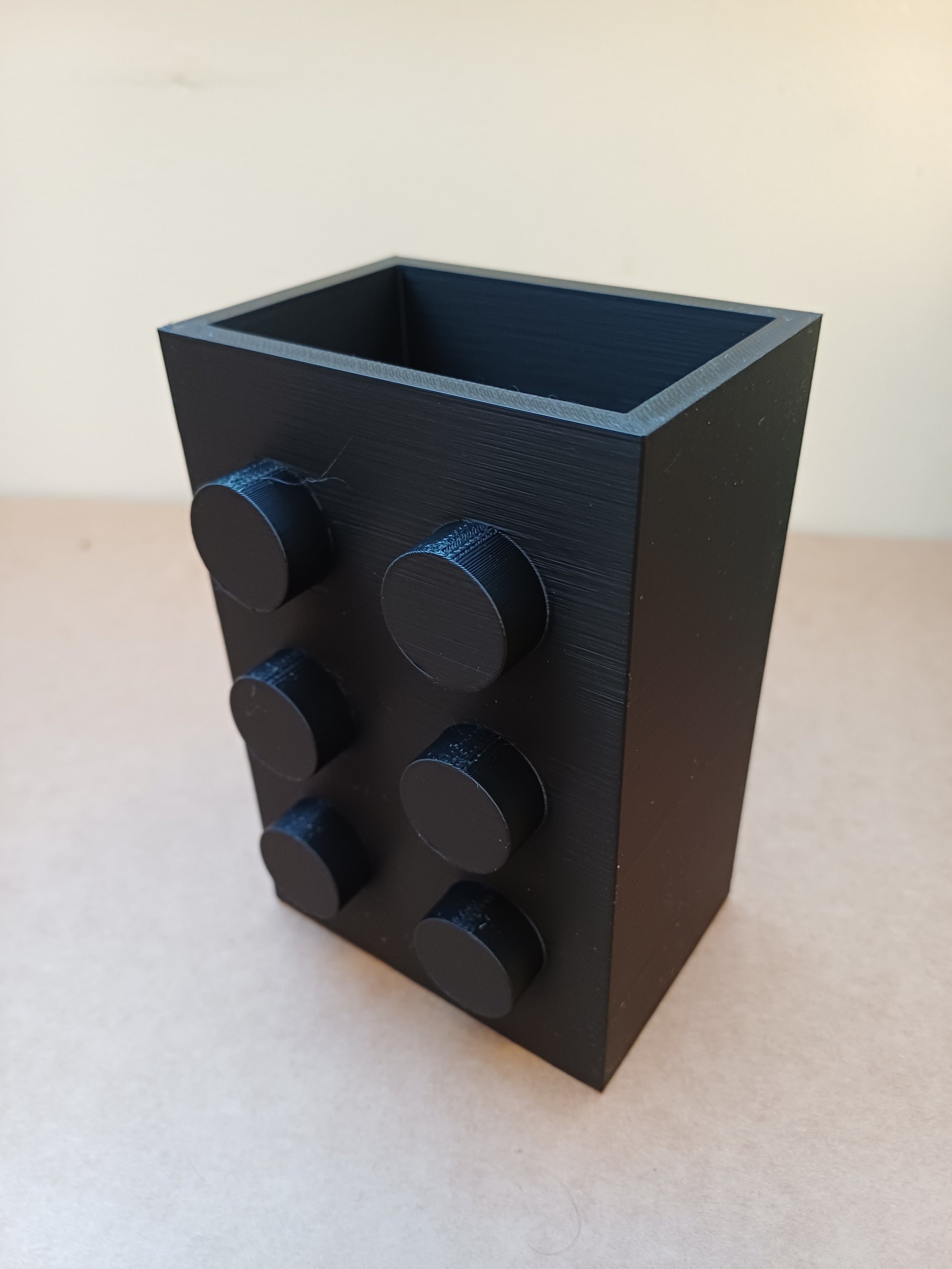 Famous Block Inspired Toothbrush Holder Bathroom Organiser Building Brick Fun Kids Gift