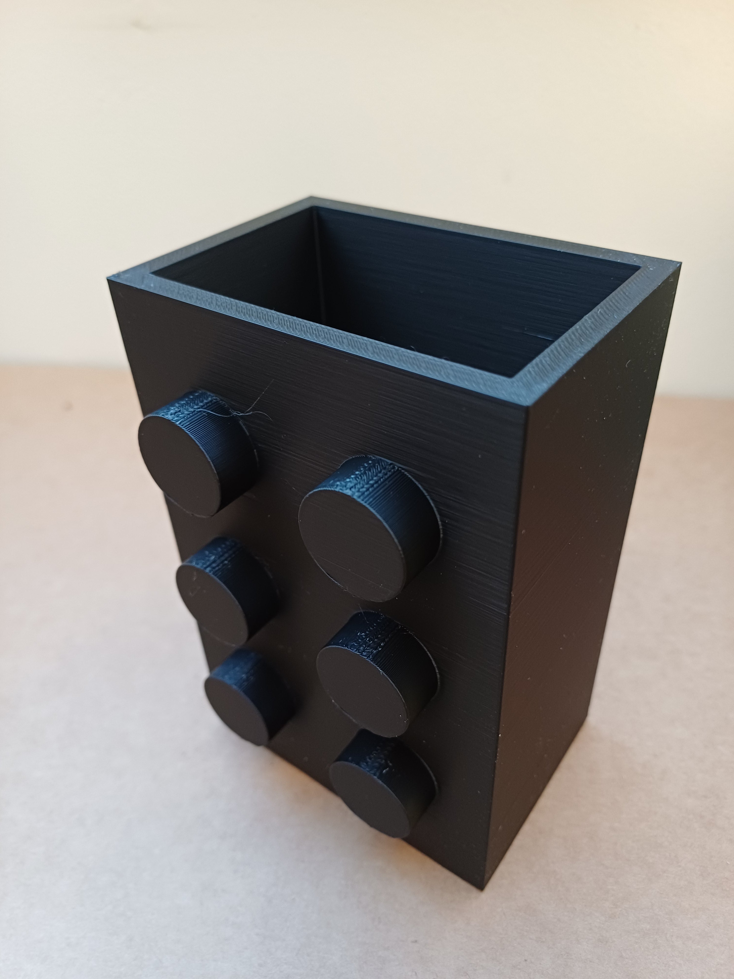 Famous Block Inspired Toothbrush Holder Bathroom Organiser Building Brick Fun Kids Gift