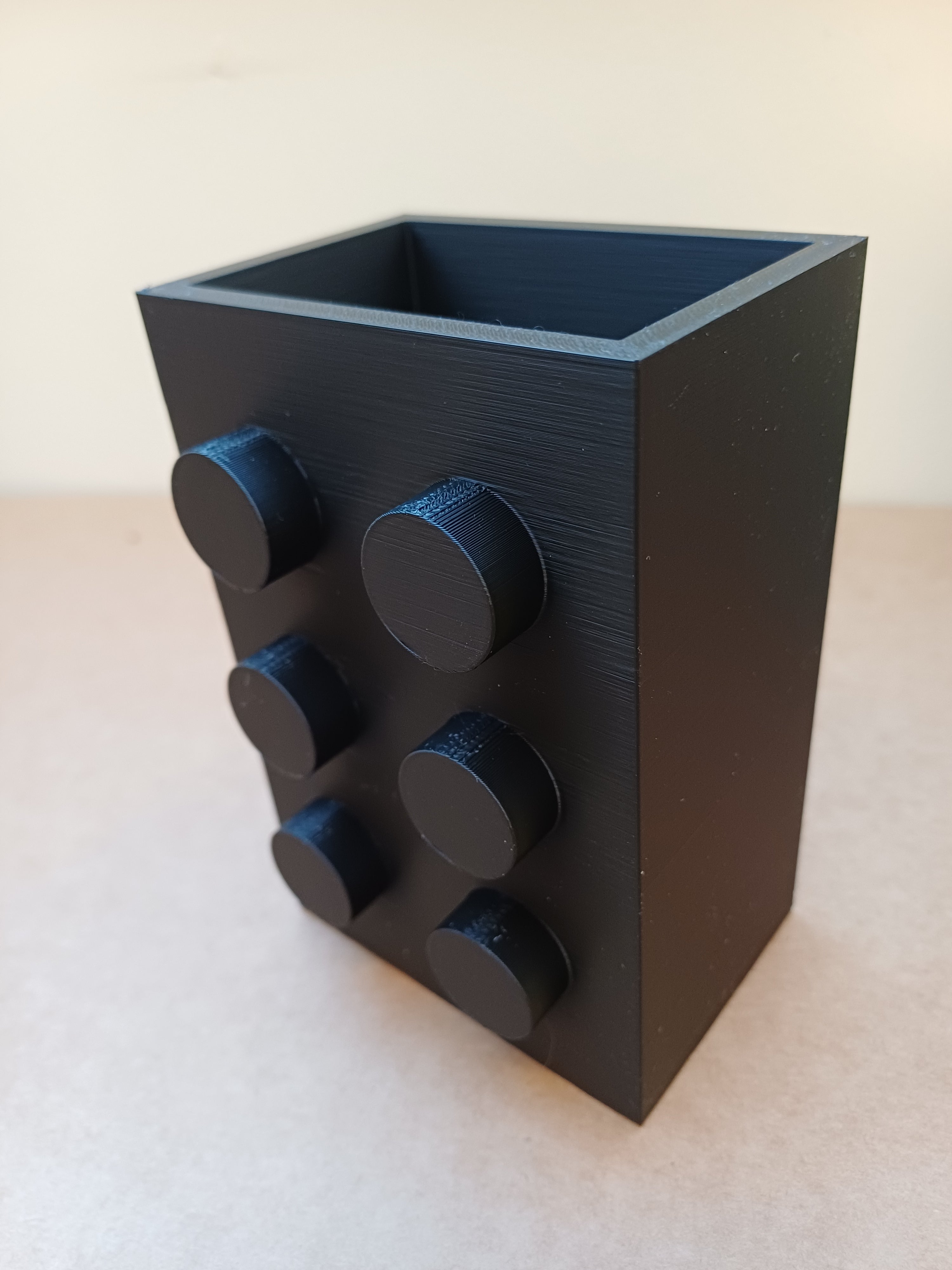 Famous Block Inspired Toothbrush Holder Bathroom Organiser Building Brick Fun Kids Gift