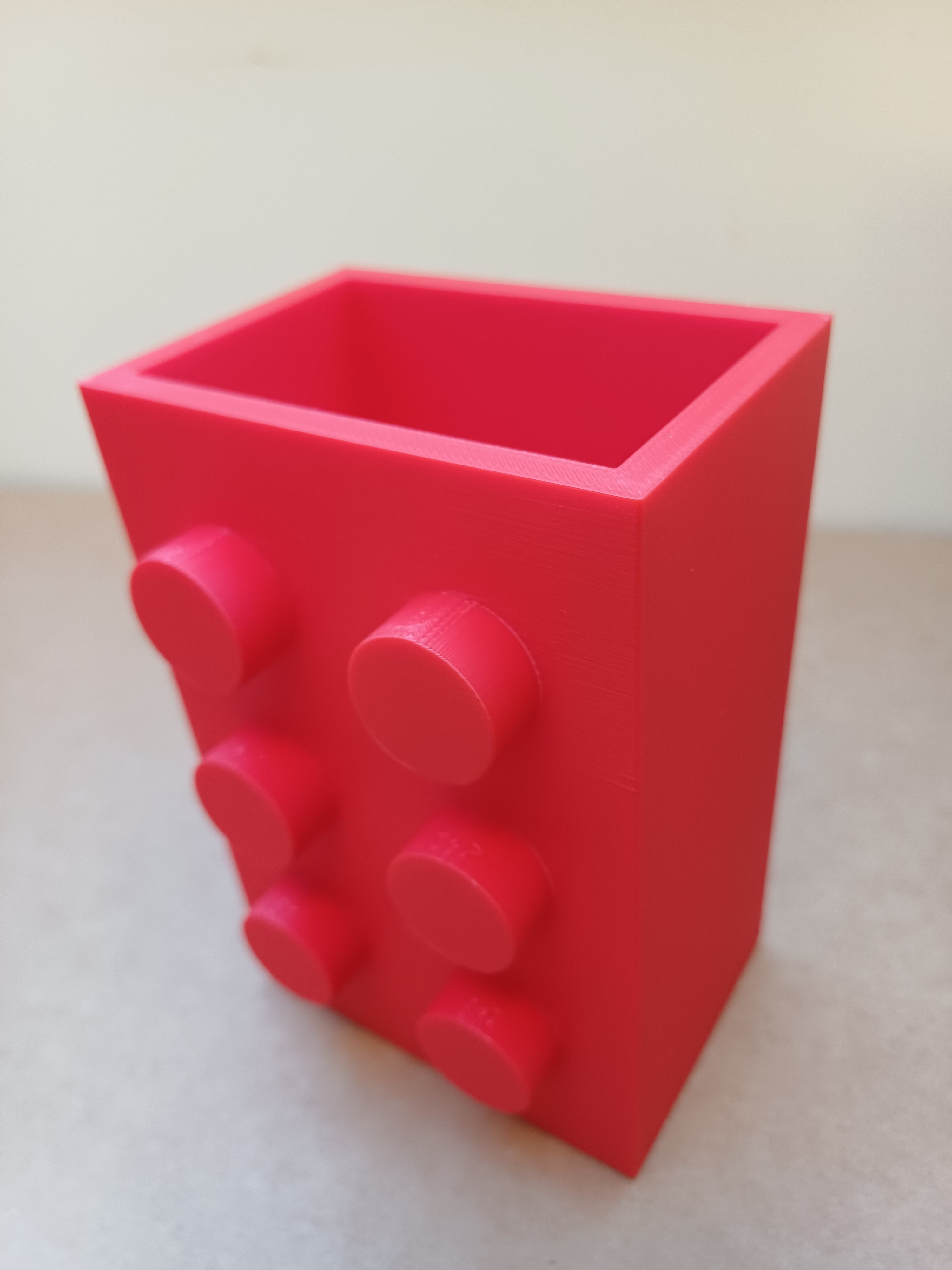 Famous Block Inspired Toothbrush Holder Bathroom Organiser Building Brick Fun Kids Gift