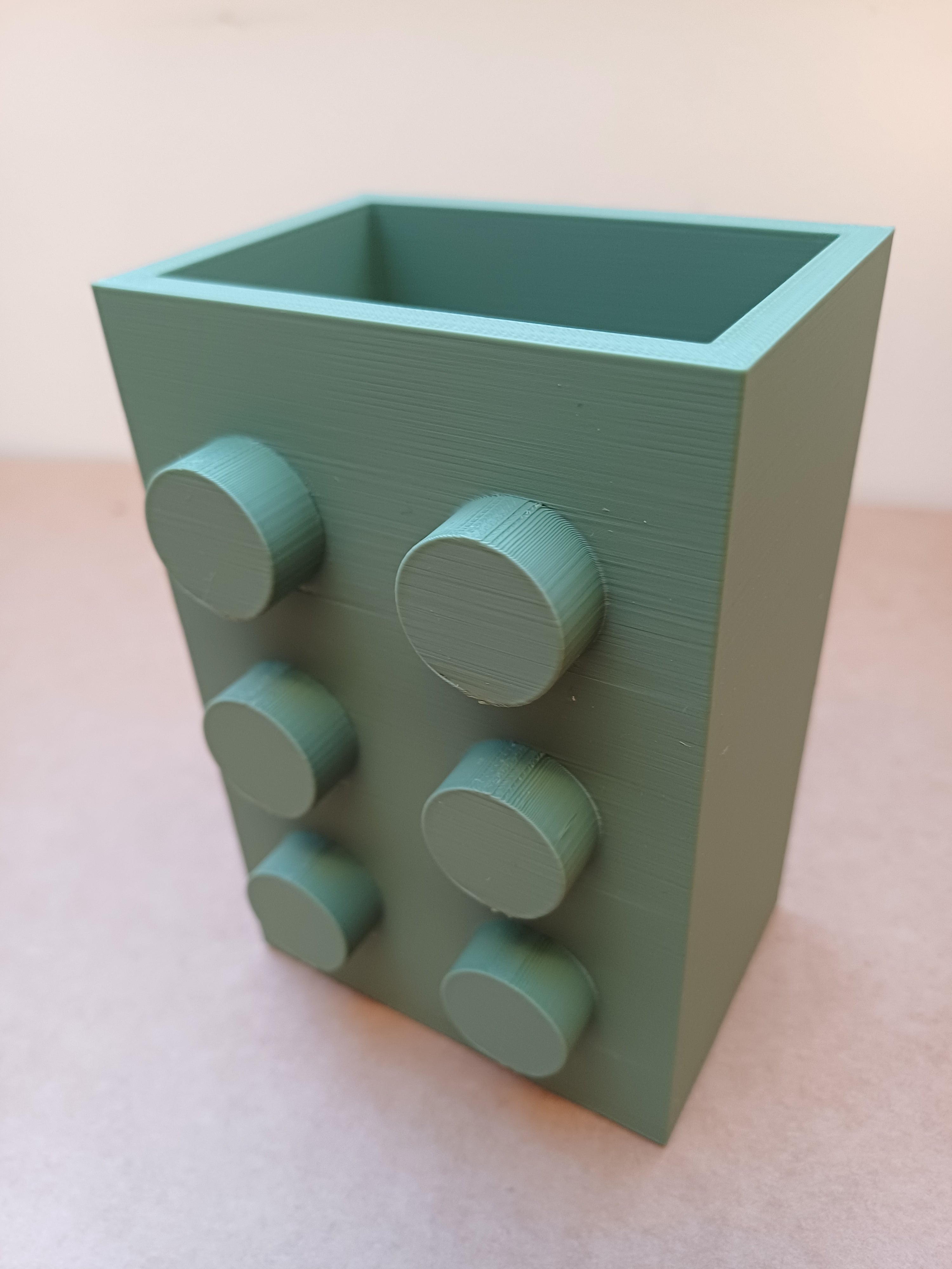 Famous Block Inspired Toothbrush Holder Bathroom Organiser Building Brick Fun Kids Gift