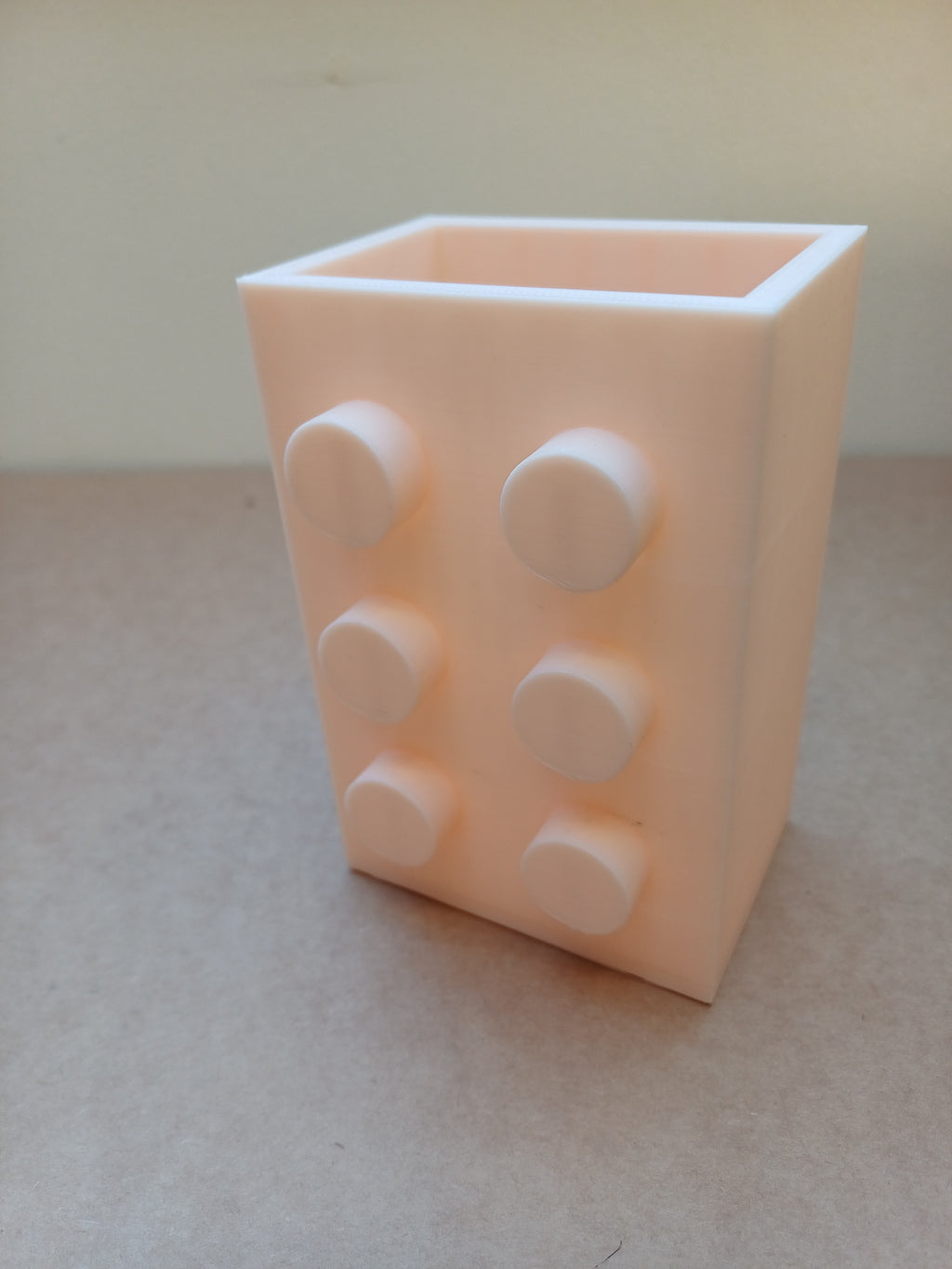 Famous Block Inspired Toothbrush Holder Bathroom Organiser Building Brick Fun Kids Gift