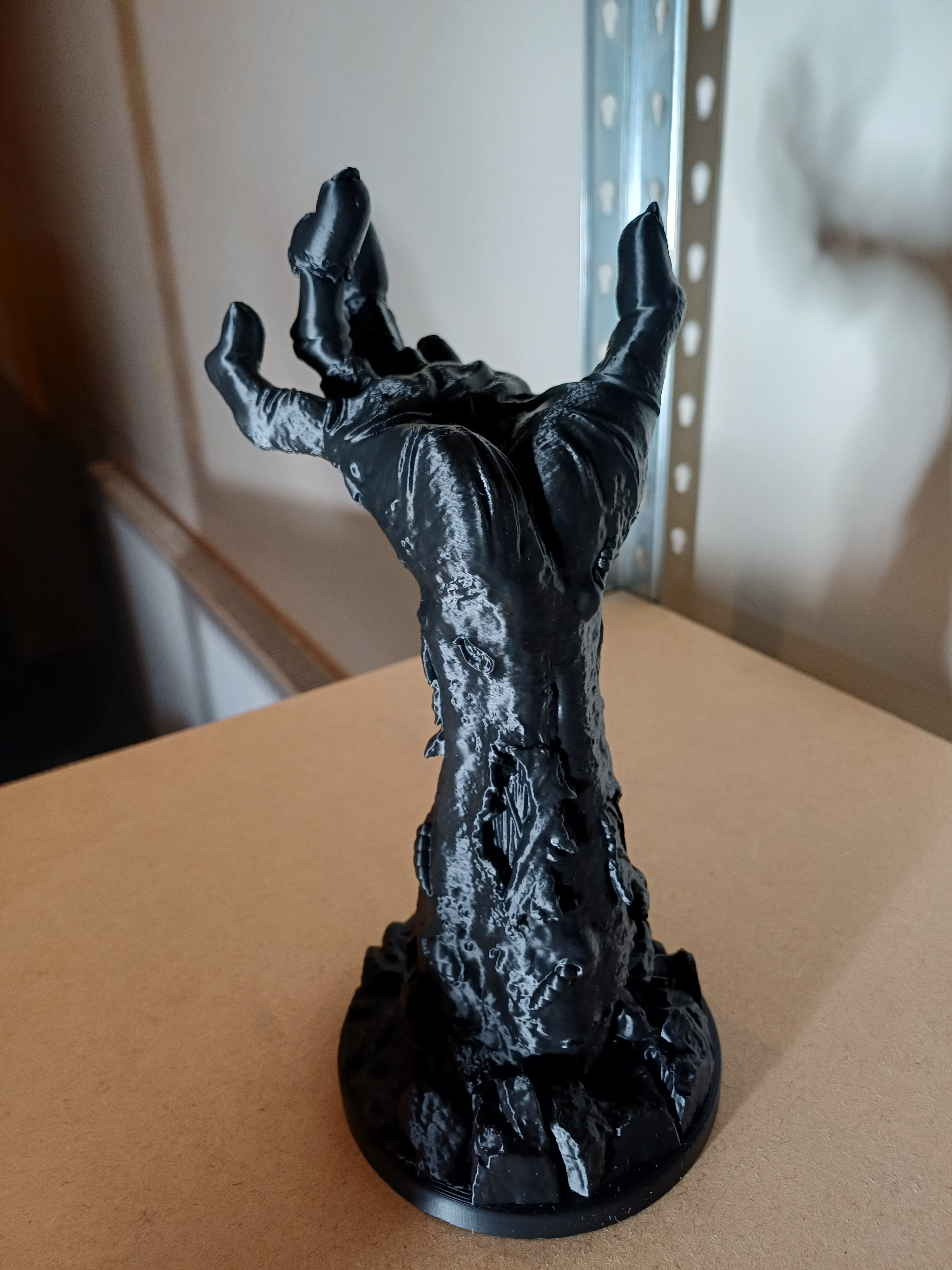 Zombie Hand Headset Stand 250mm Horror Gaming Desk Accessory Primed & PaintReady