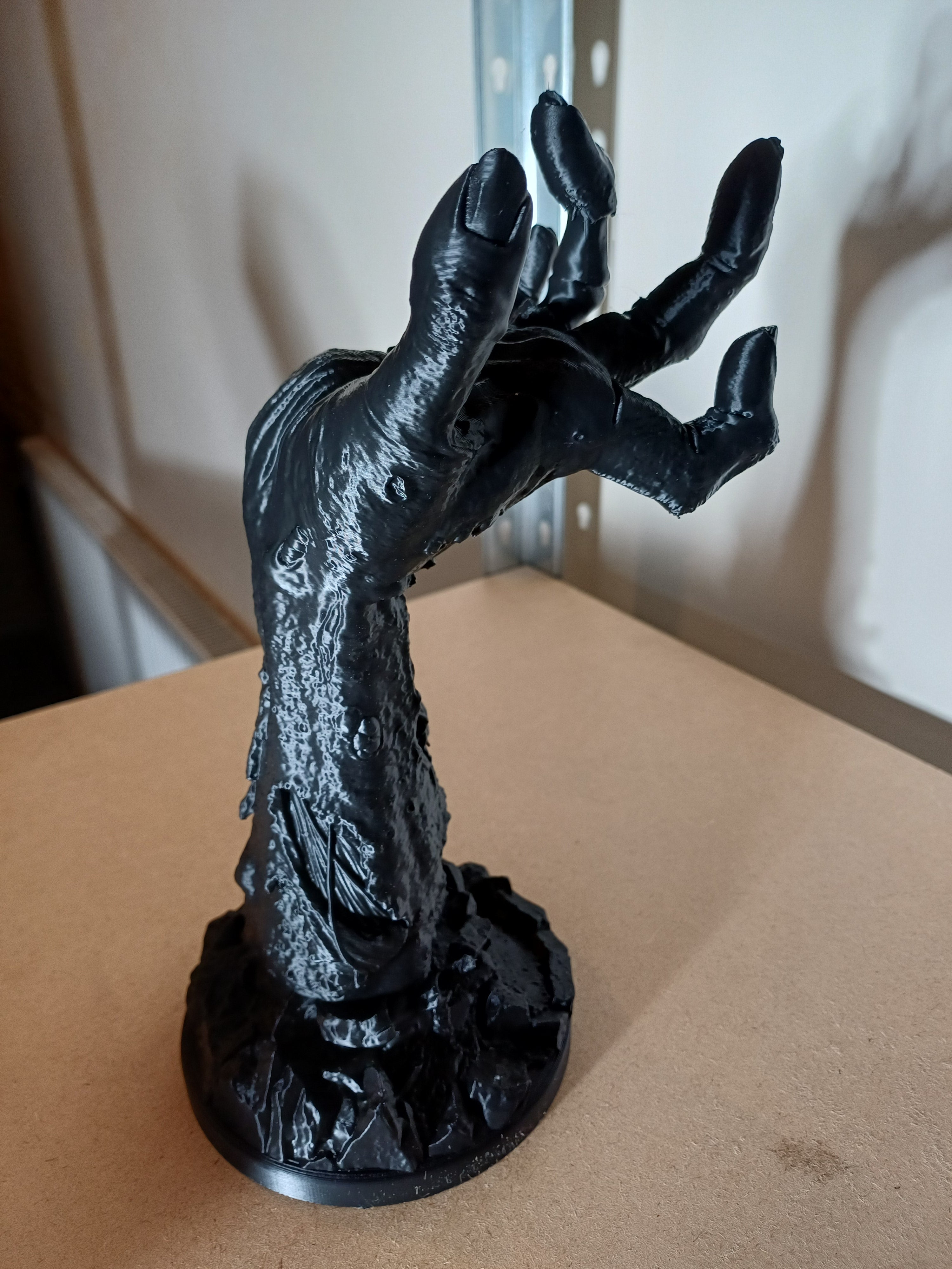 Zombie Hand Headset Stand 250mm Horror Gaming Desk Accessory Primed & PaintReady