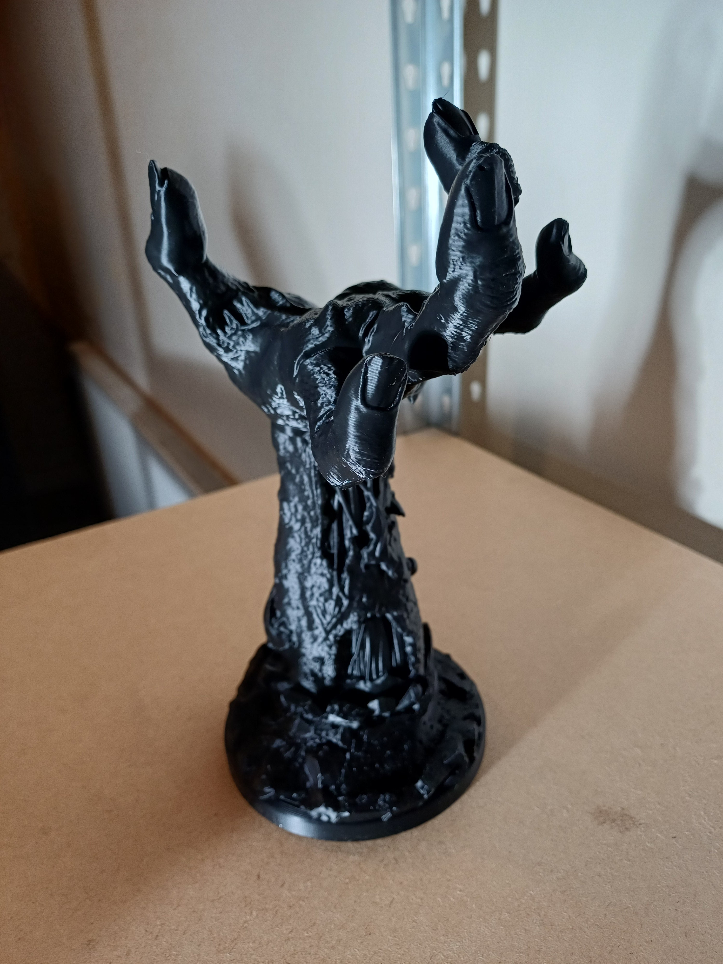 Zombie Hand Headset Stand 250mm Horror Gaming Desk Accessory Primed & PaintReady