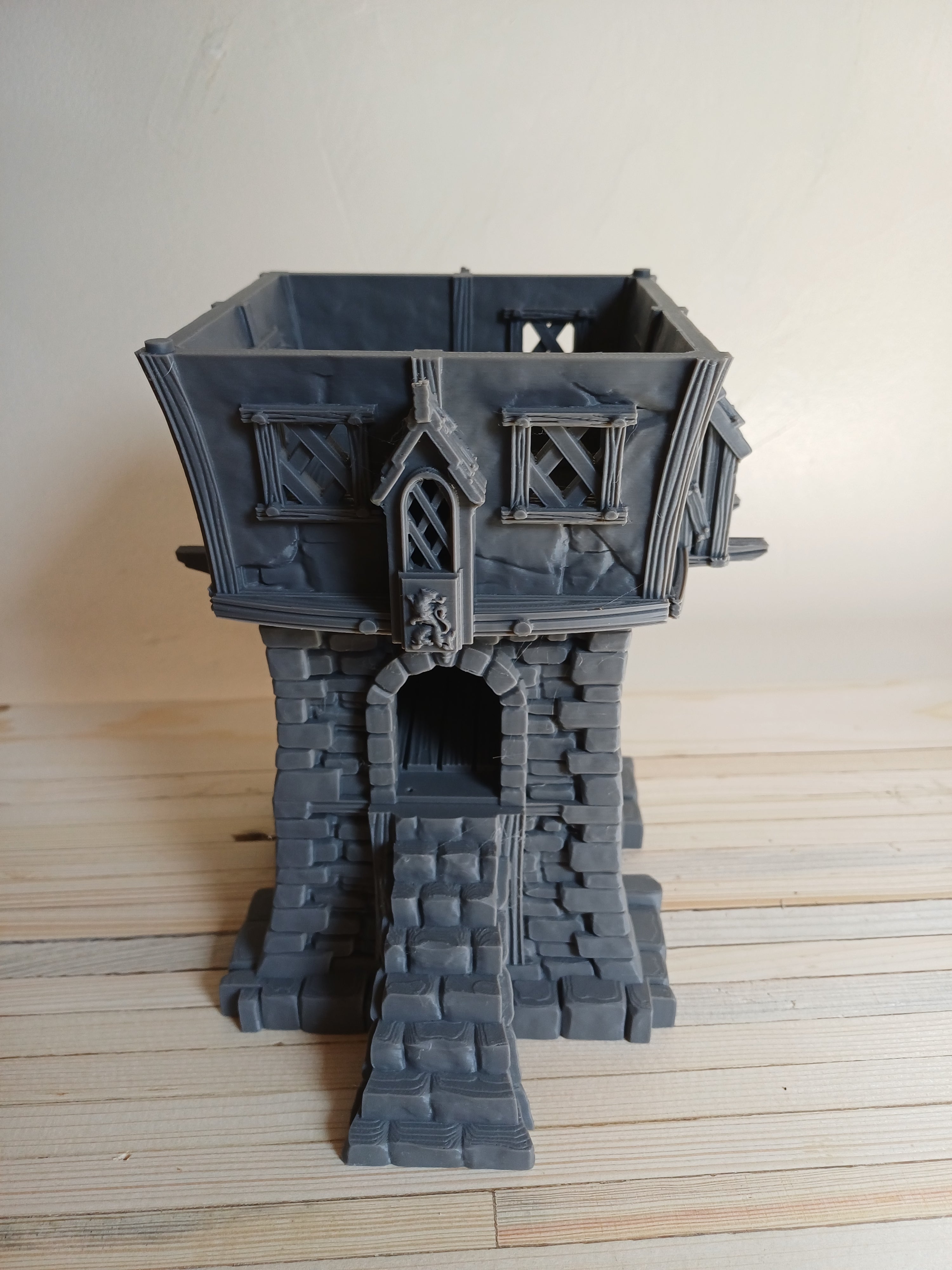 The Alchemist's Manor — 3D Printed Fantasy Building Terrain, 28mm DnD TTRPG Tabletop, Wizard Alchemist House, Wargame Scatter Terrain