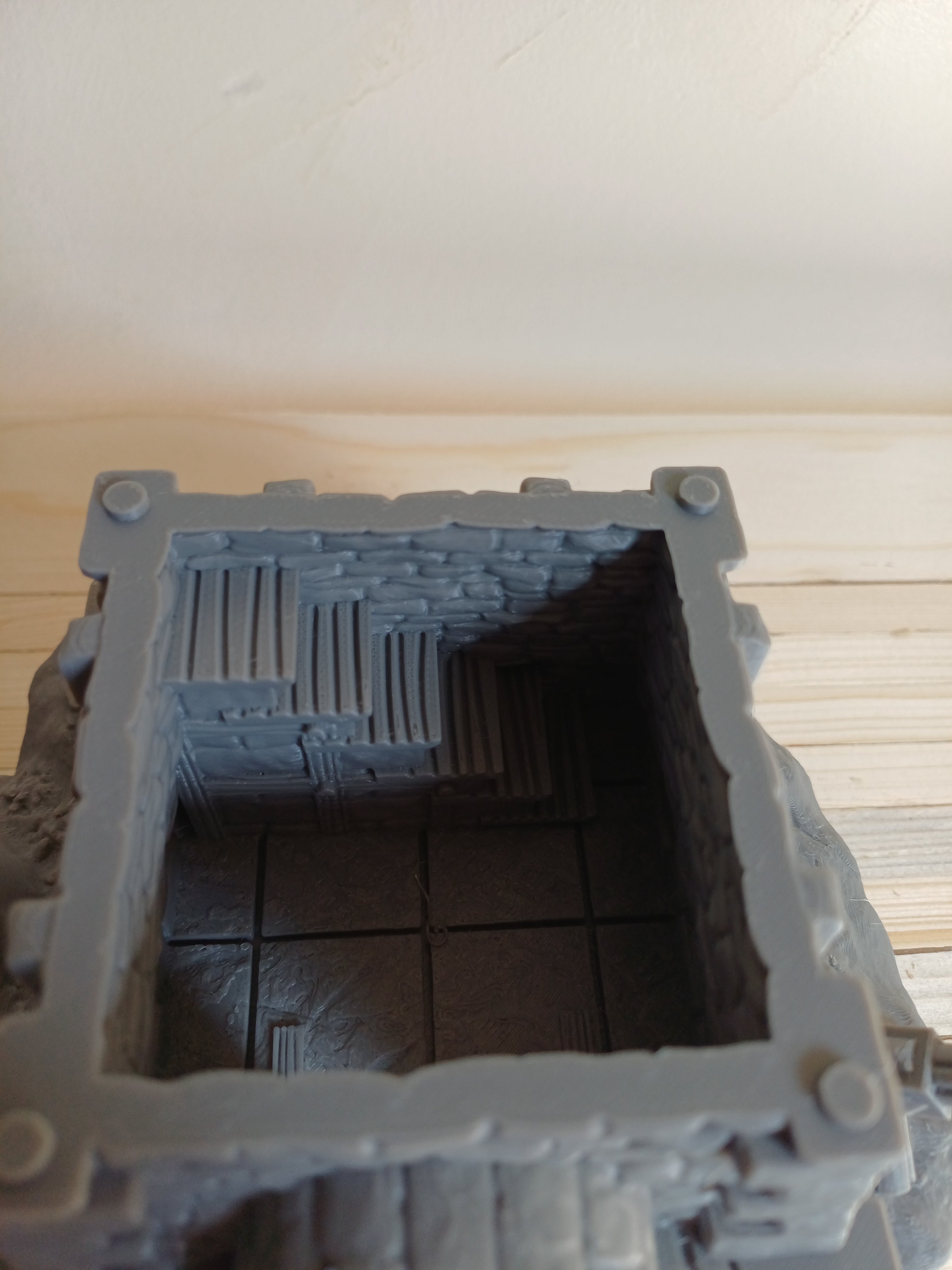 The Stonewatch Outpost — 28mm Medieval Terrain Building | Grey PLA | Unpainted
