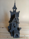 The Ravenspire Manor — 3D Printed Gothic Fantasy Manor House, 28mm Tabletop Terrain, DnD TTRPG Building, Warhammer Wargame Scenery
