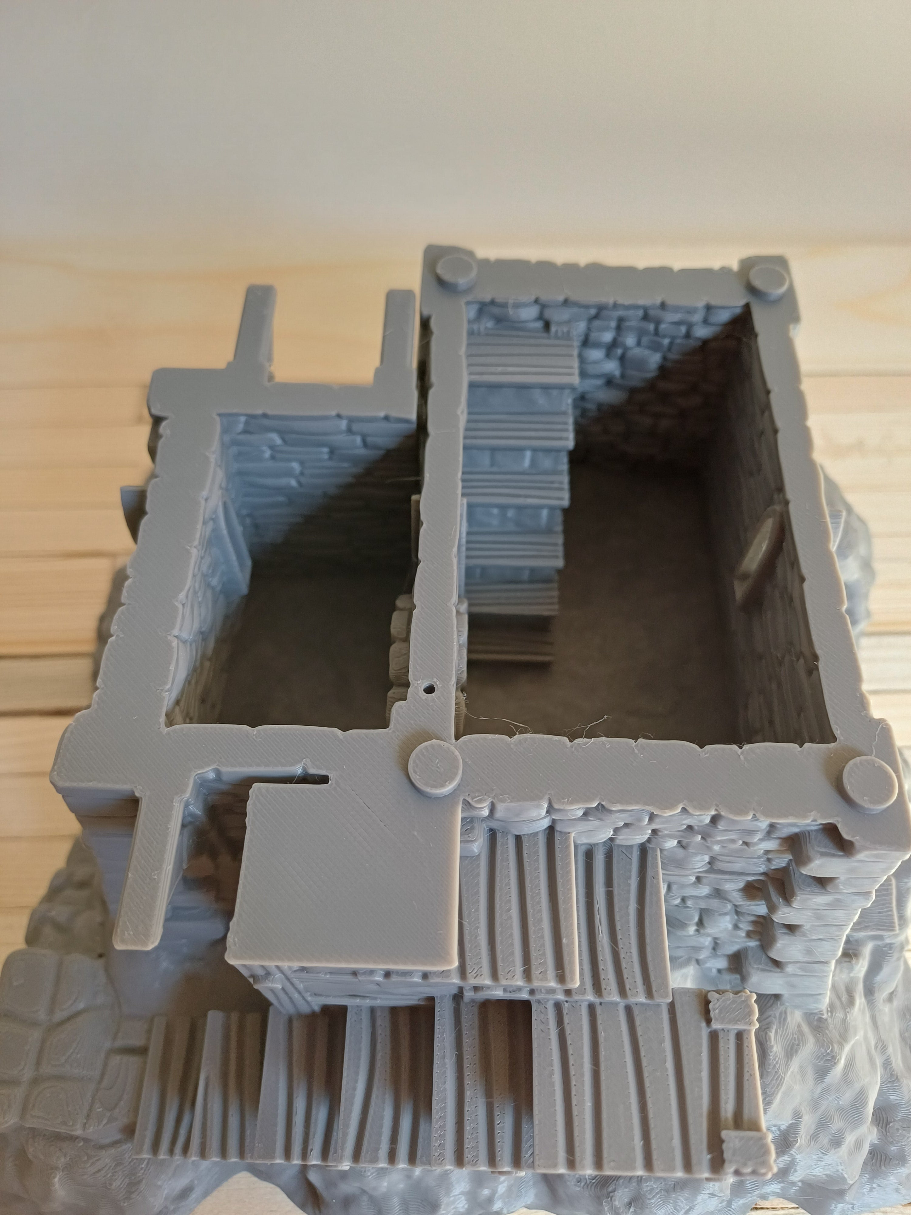 The Lorekeeper's House — 3D Printed Medieval Fantasy Building, 28mm Tabletop Terrain, DnD Wizard House, TTRPG RPG Scatter Terrain