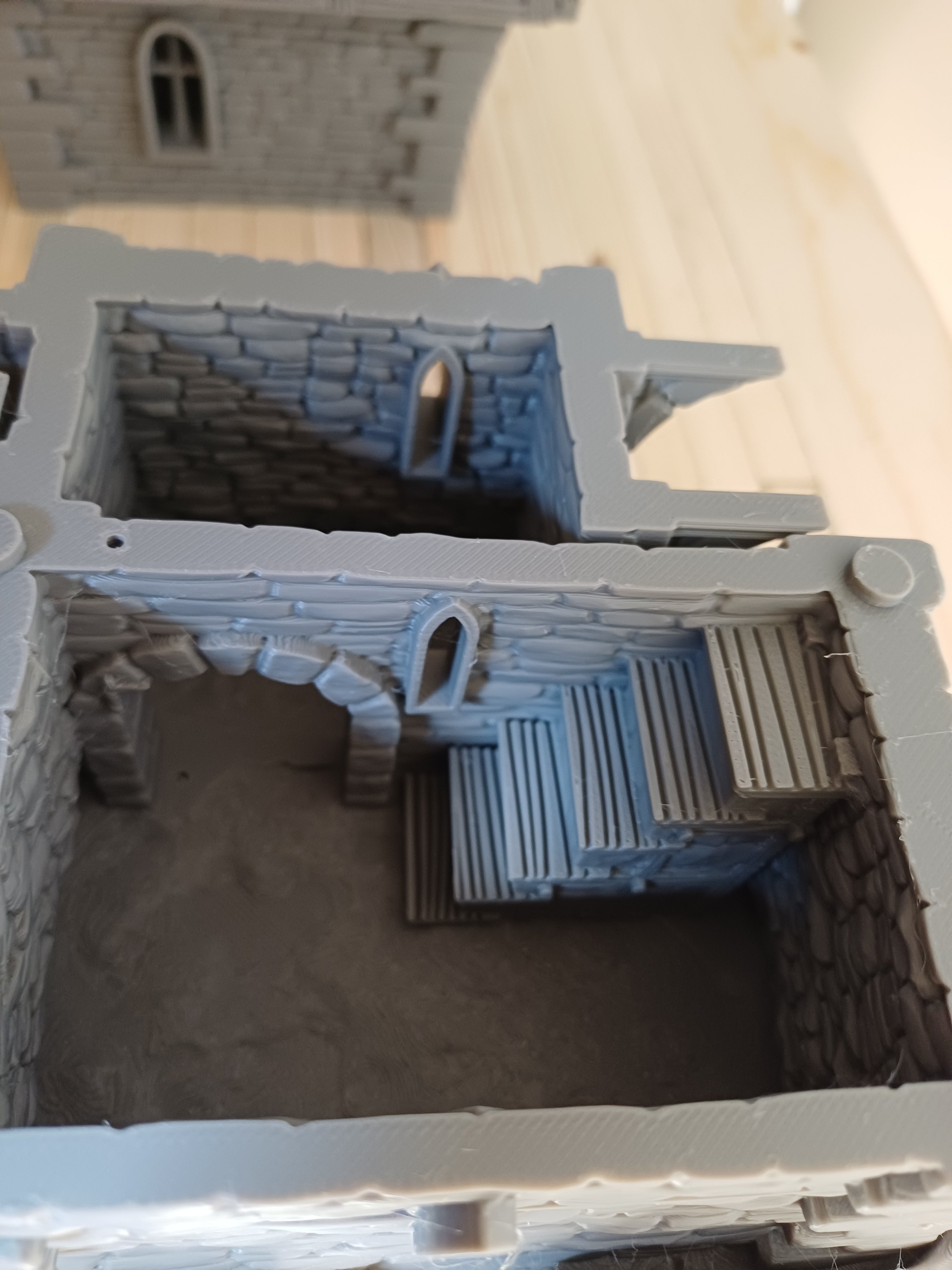 The Lorekeeper's House — 3D Printed Medieval Fantasy Building, 28mm Tabletop Terrain, DnD Wizard House, TTRPG RPG Scatter Terrain