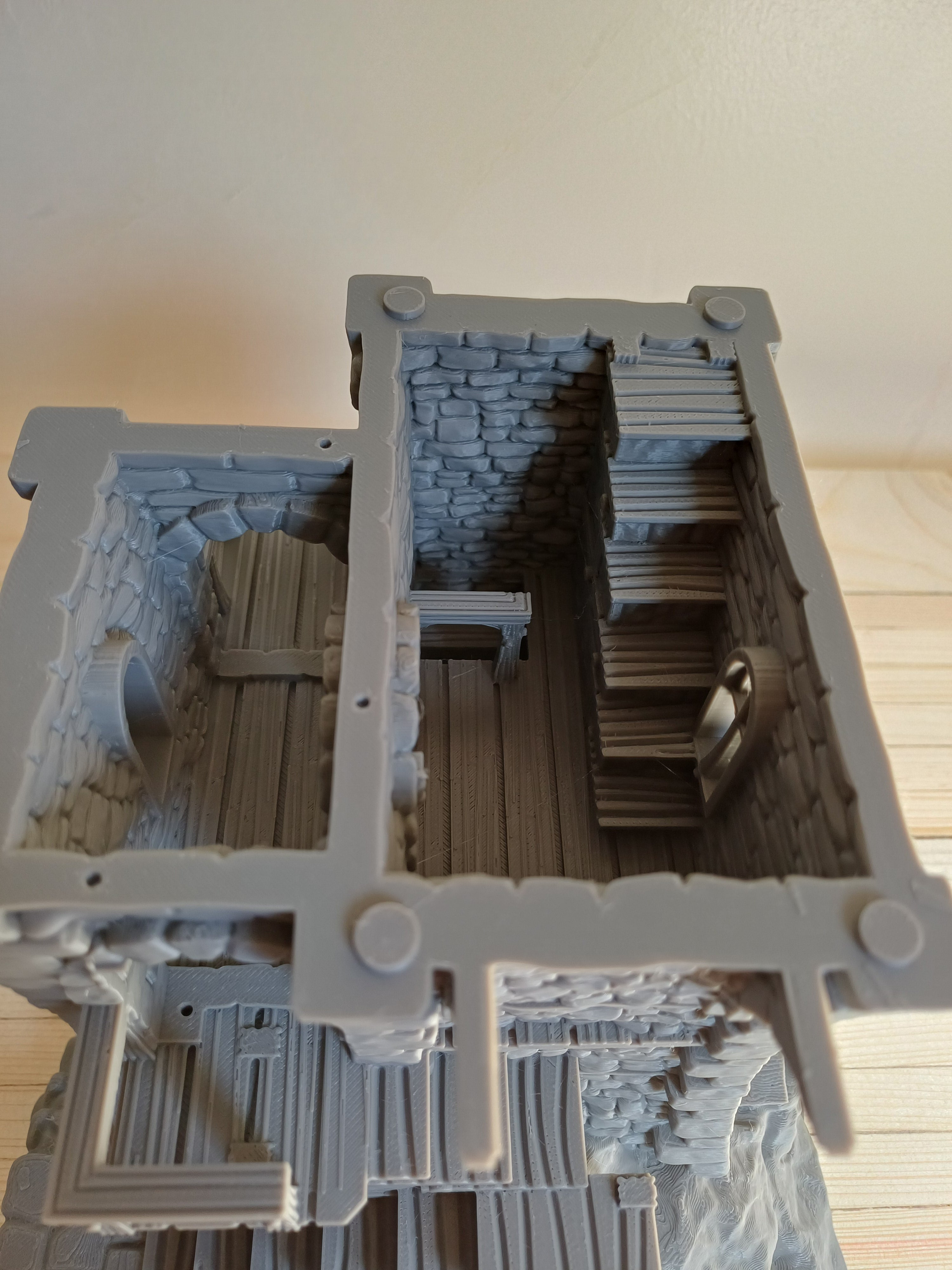 The Lorekeeper's House — 3D Printed Medieval Fantasy Building, 28mm Tabletop Terrain, DnD Wizard House, TTRPG RPG Scatter Terrain
