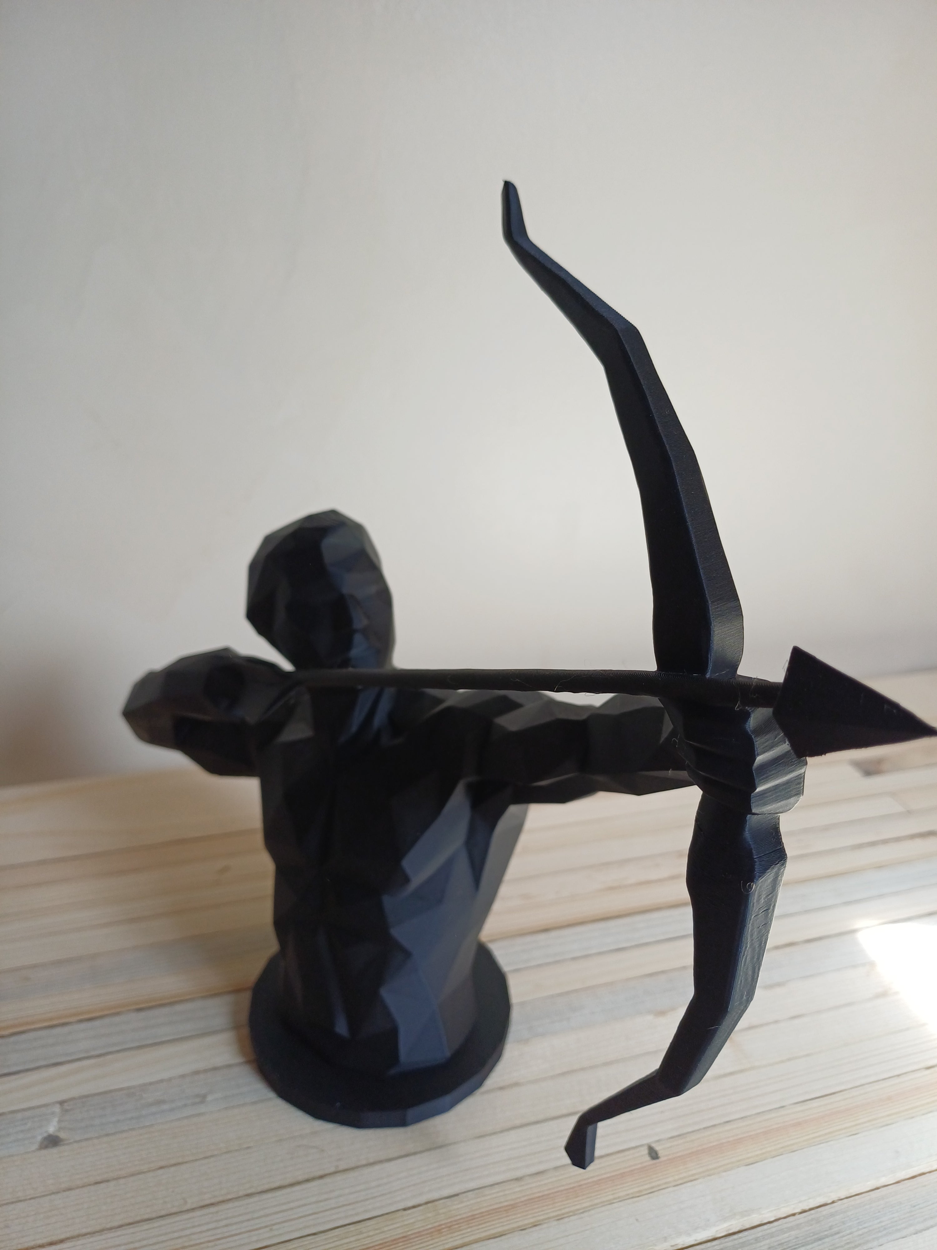 Sagittarius Centaur Archer Sculpture 25cm Geometric Zodiac Statue Star Sign Gift 3D Printed