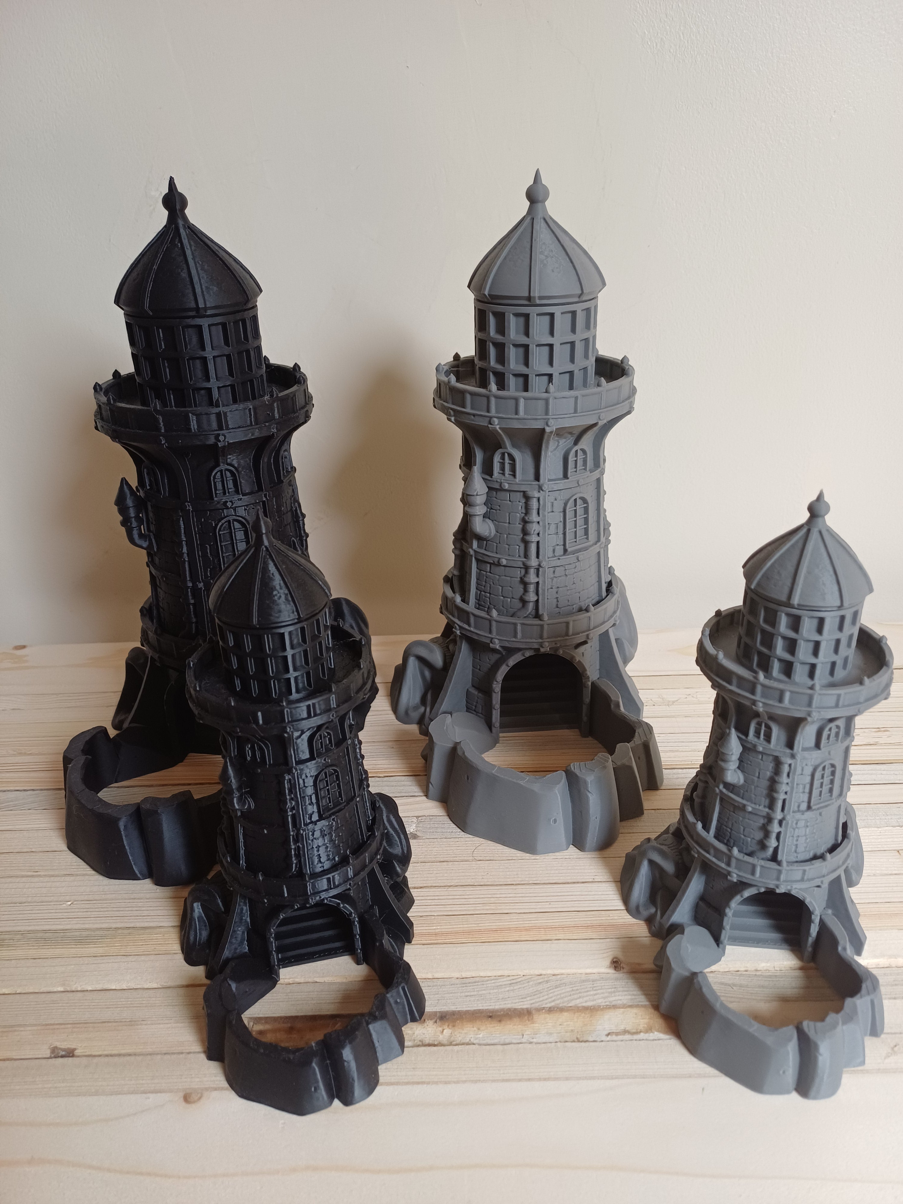 Fantasy Dice Tower The Watchtower Lighthouse Steampunk Design 2 Sizes