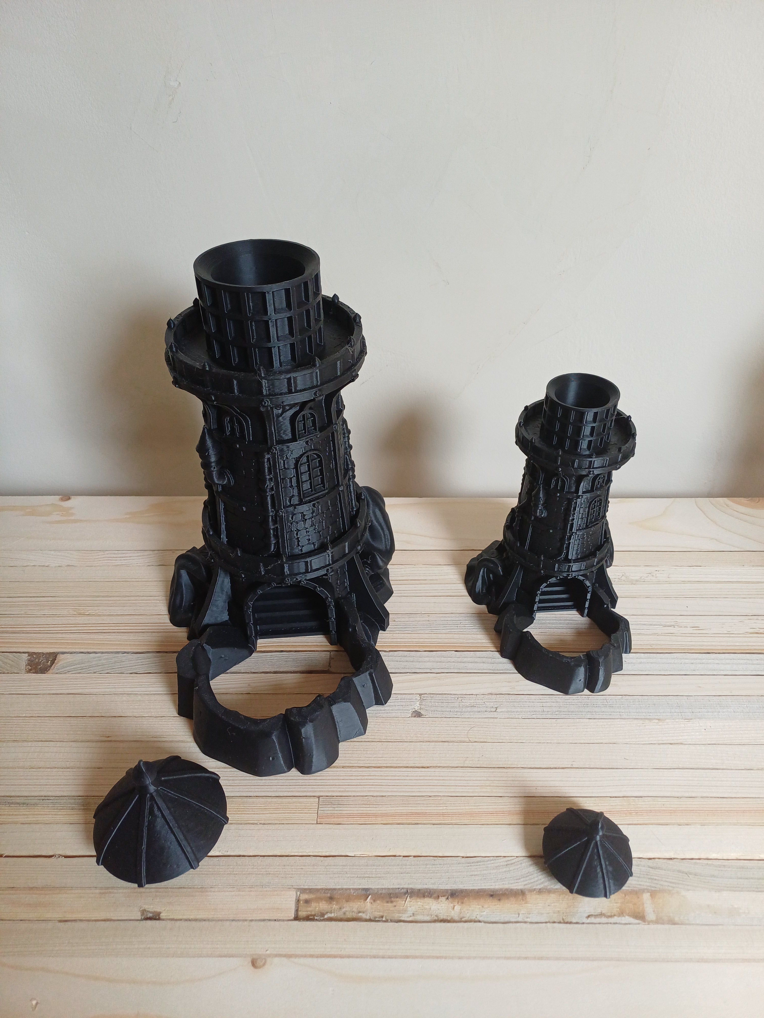 Fantasy Dice Tower The Watchtower Lighthouse Steampunk Design 2 Sizes