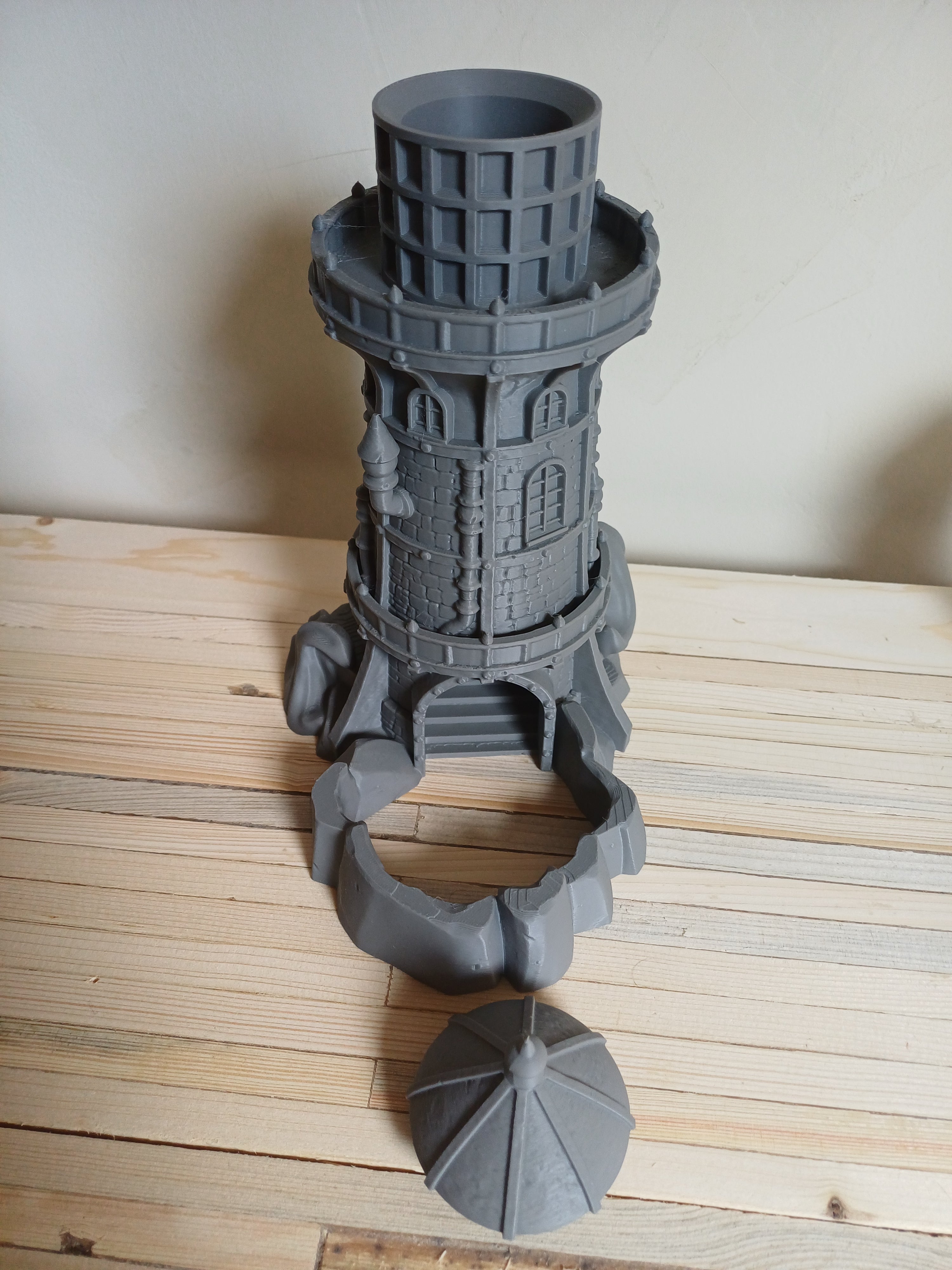 Fantasy Dice Tower The Watchtower Lighthouse Steampunk Design 2 Sizes