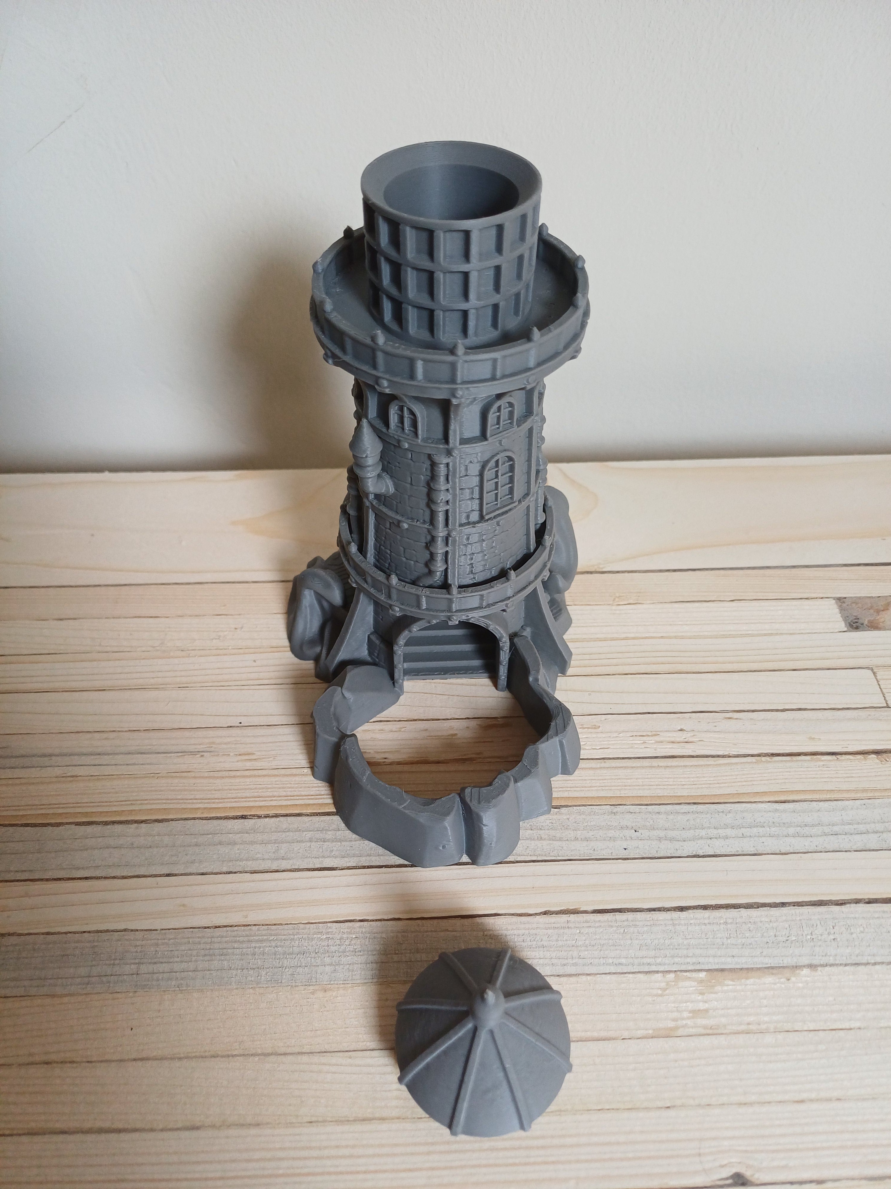 Fantasy Dice Tower The Watchtower Lighthouse Steampunk Design 2 Sizes