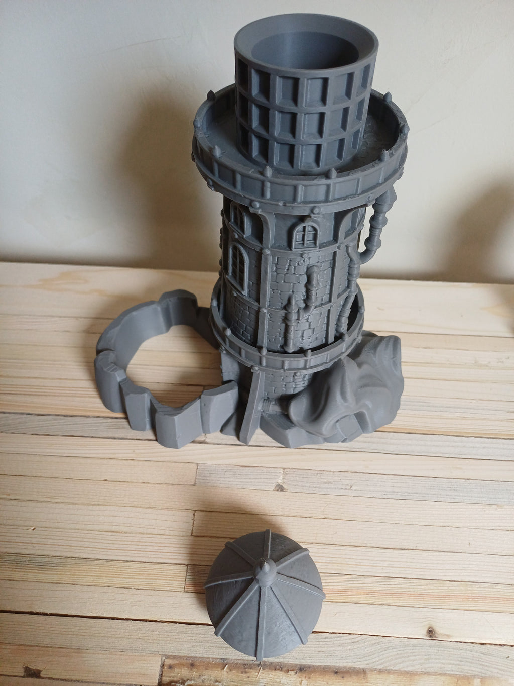 Fantasy Dice Tower The Watchtower Lighthouse Steampunk Design 2 Sizes