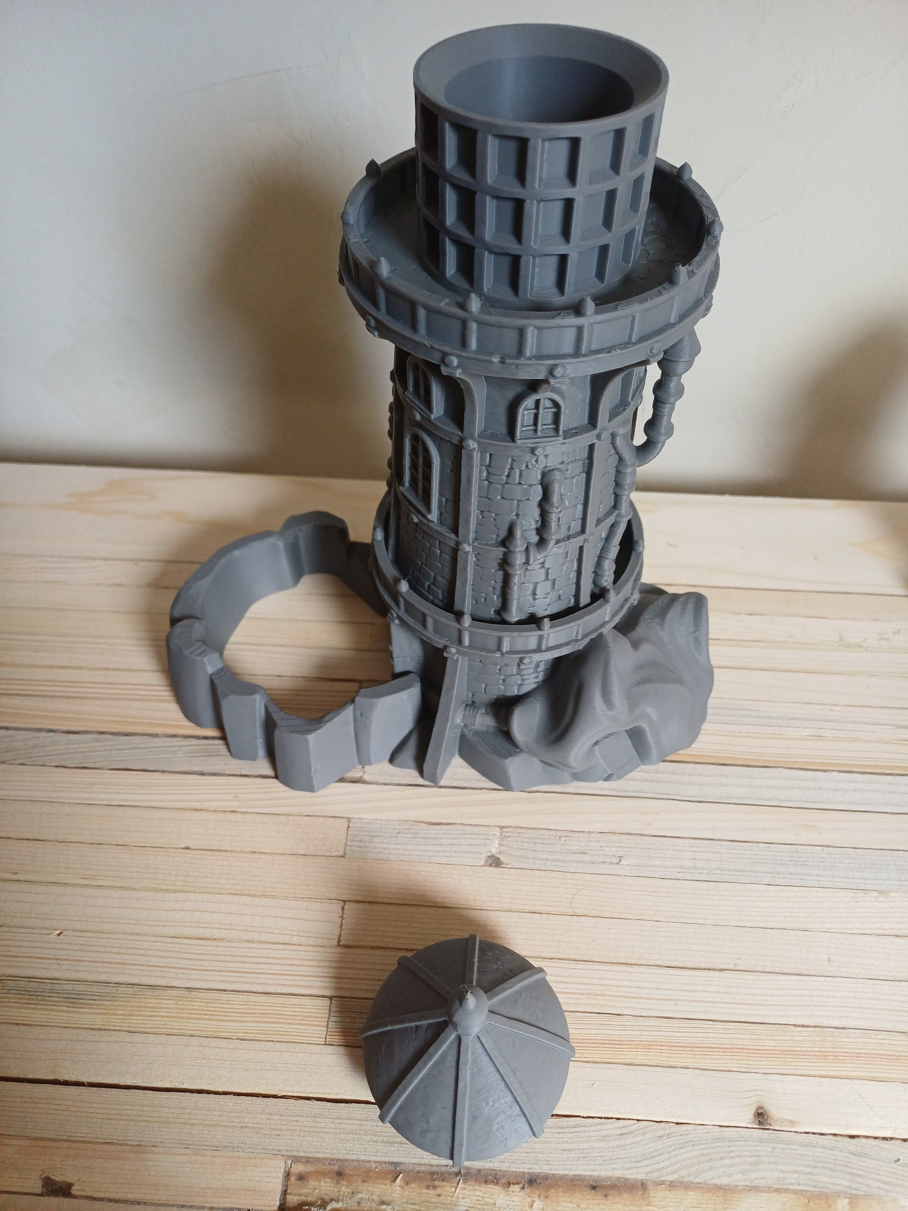 Fantasy Dice Tower The Watchtower Lighthouse Steampunk Design 2 Sizes