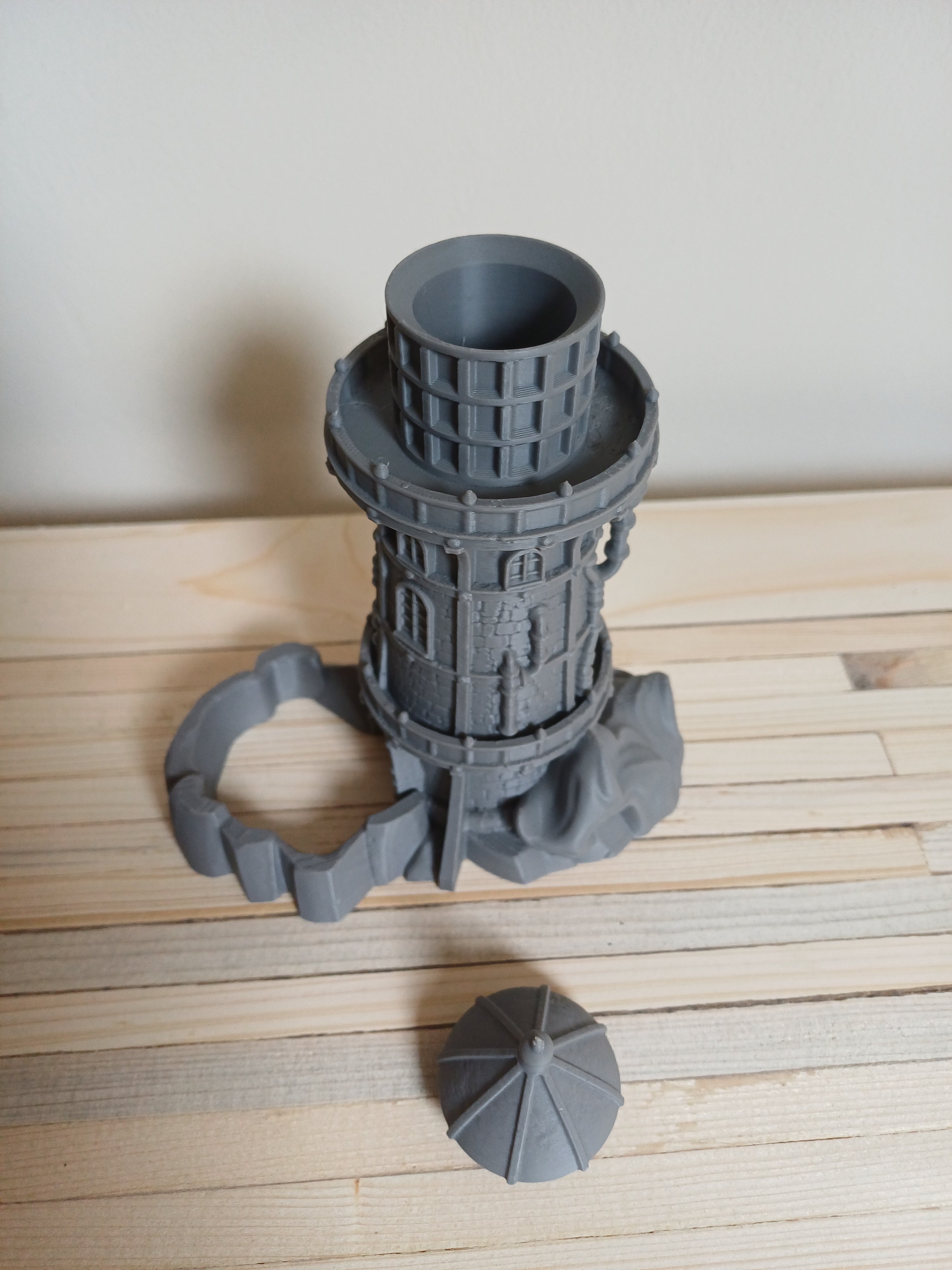 Fantasy Dice Tower The Watchtower Lighthouse Steampunk Design 2 Sizes