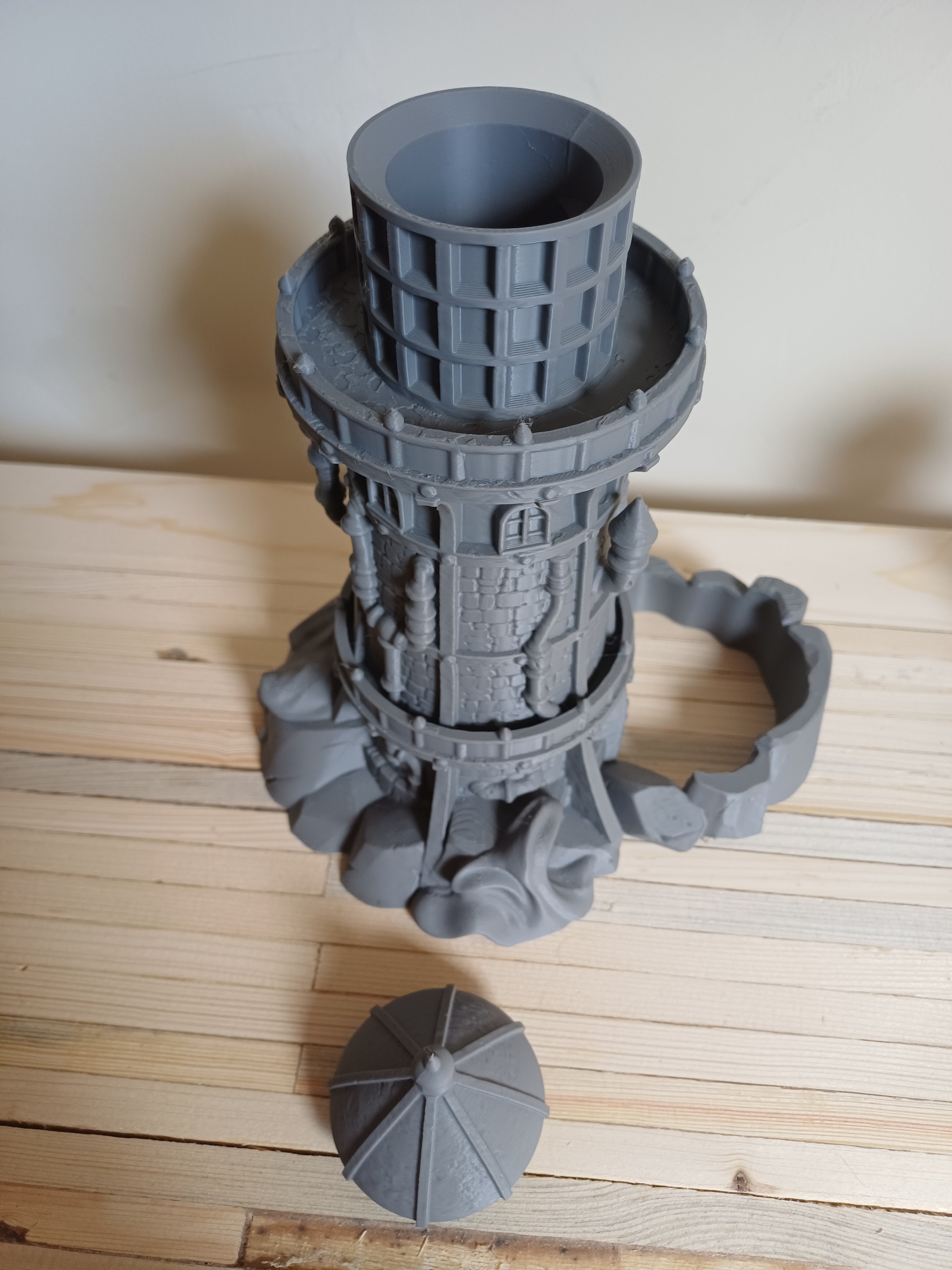 Fantasy Dice Tower The Watchtower Lighthouse Steampunk Design 2 Sizes