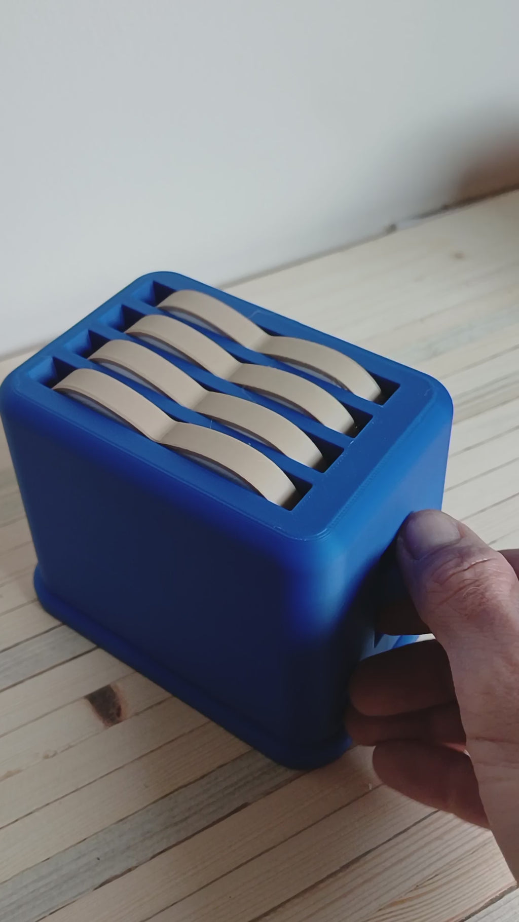 Pop Up Action Kids Toy Play Toaster & 4 Slices of Bread - Kitchen Play