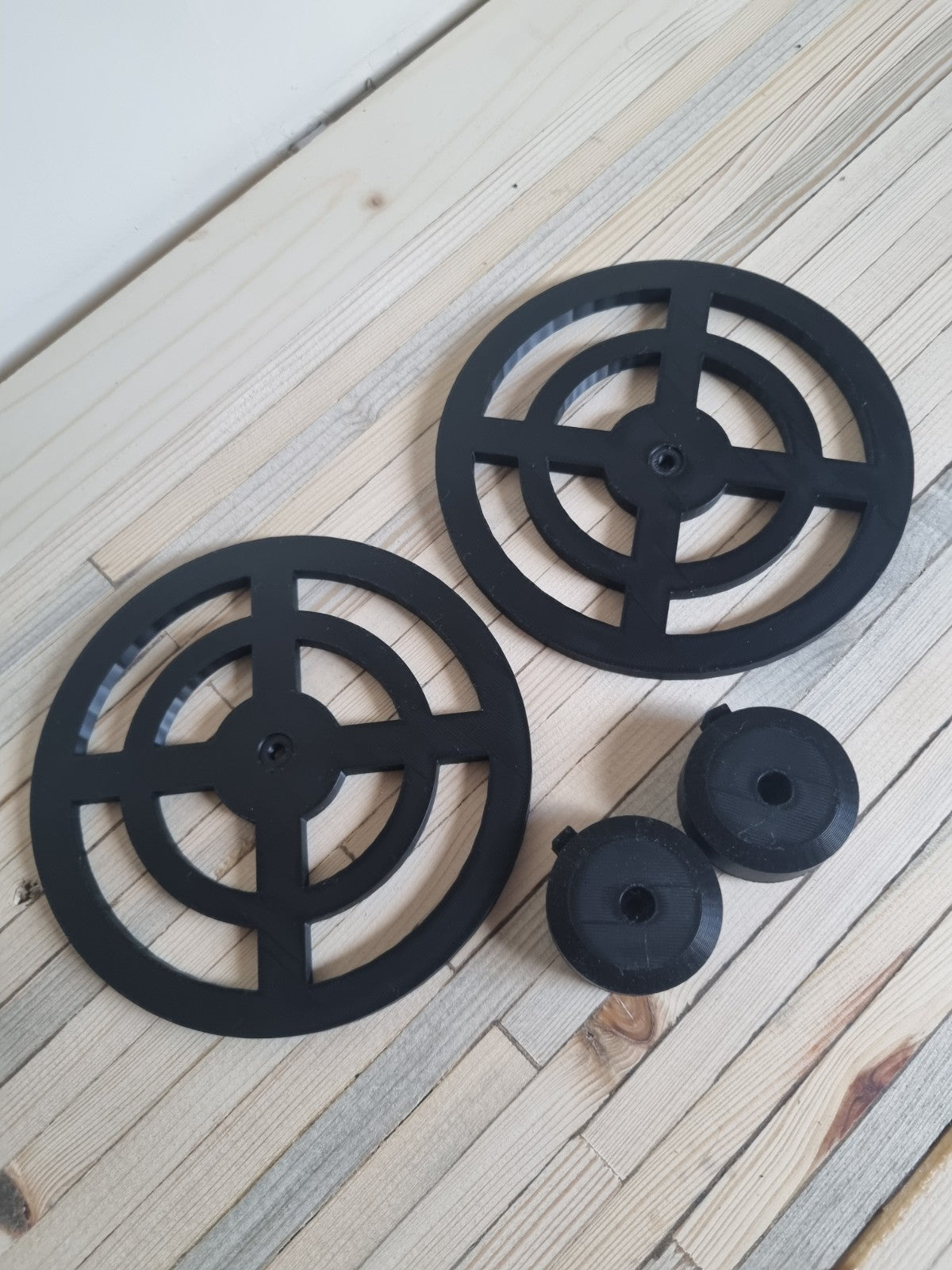 New Style Mud Kitchen Cooker Rings in black - Mud kitchen accessories